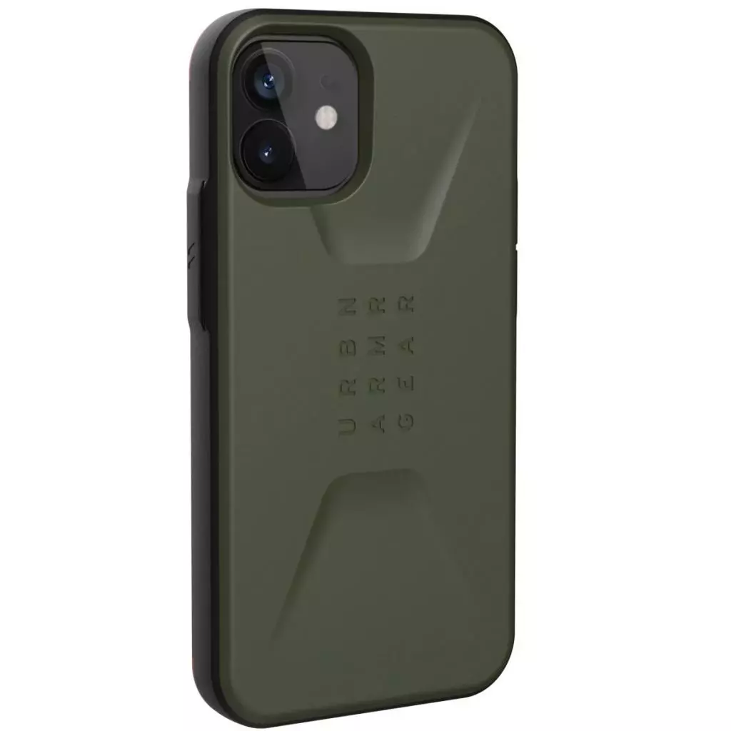 Чехол для моб. телефона Uag iPhone 12 Mini Civilian, Olive (11234D117272) - 3 Чехол для моб. телефона Uag iPhone 12 Mini Civilian, Olive (11234D117272) - 3