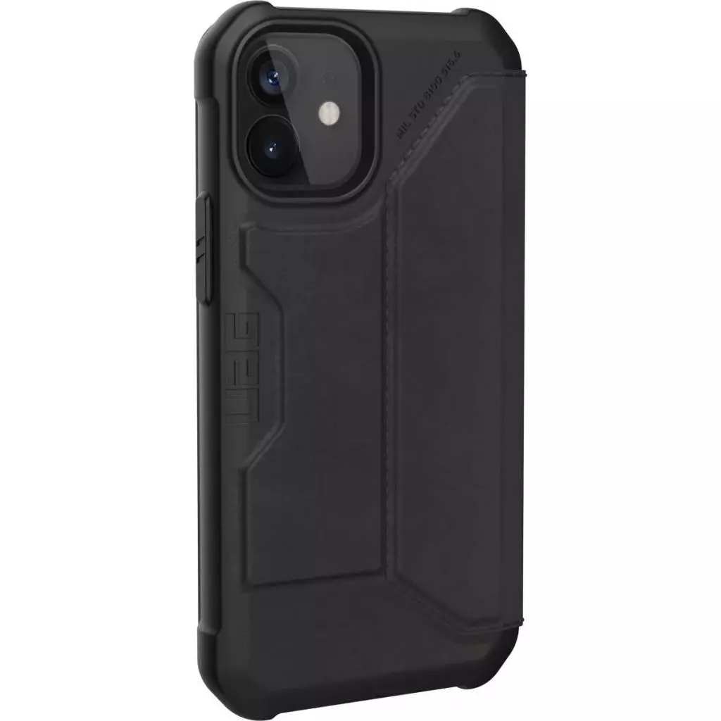 Чехол для моб. телефона Uag iPhone 12 Mini Metropolis, Leather Black (112346118340) - 2