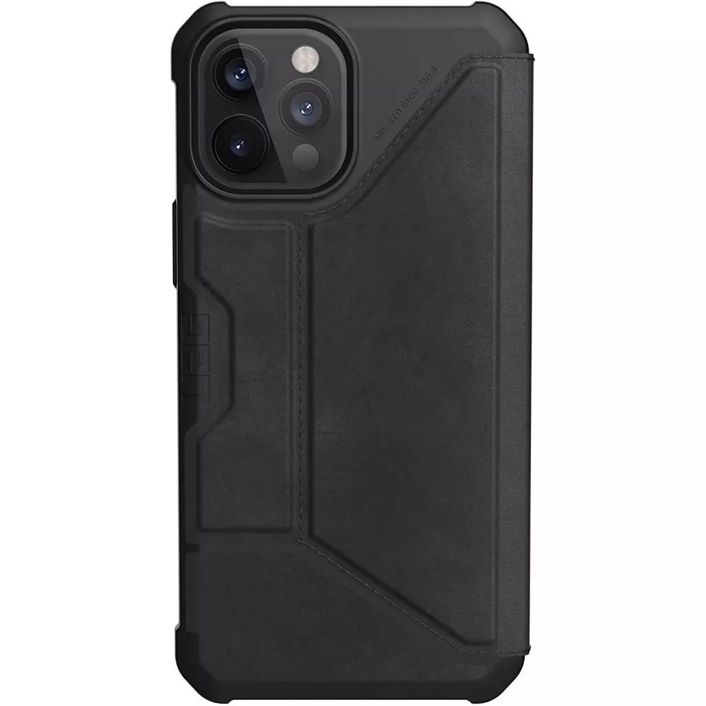 Чехол для моб. телефона Uag iPhone 12 Pro Max Metropolis, Leather Black (112366118340)