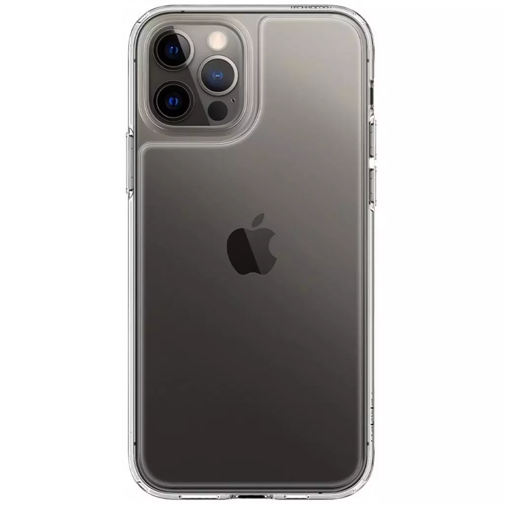 Чехол для моб. телефона Spigen iPhone 12 / 12 Pro Quartz Hybrid, Crystal Clear (ACS01705)