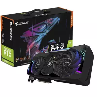 Видеокарта GIGABYTE GeForce RTX3090 24Gb AORUS MASTER (GV-N3090AORUS M-24GD)