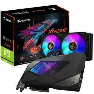 Видеокарта GIGABYTE GeForce RTX3090 24Gb AORUS XTREME WATERFORCE (GV-N3090AORUSX W-24GD)