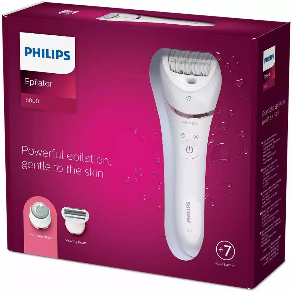 Эпилятор Philips Series 8000 BRE730/10 (BRE730/10) - 3 Эпилятор Philips Series 8000 BRE730/10 (BRE730/10) - 3