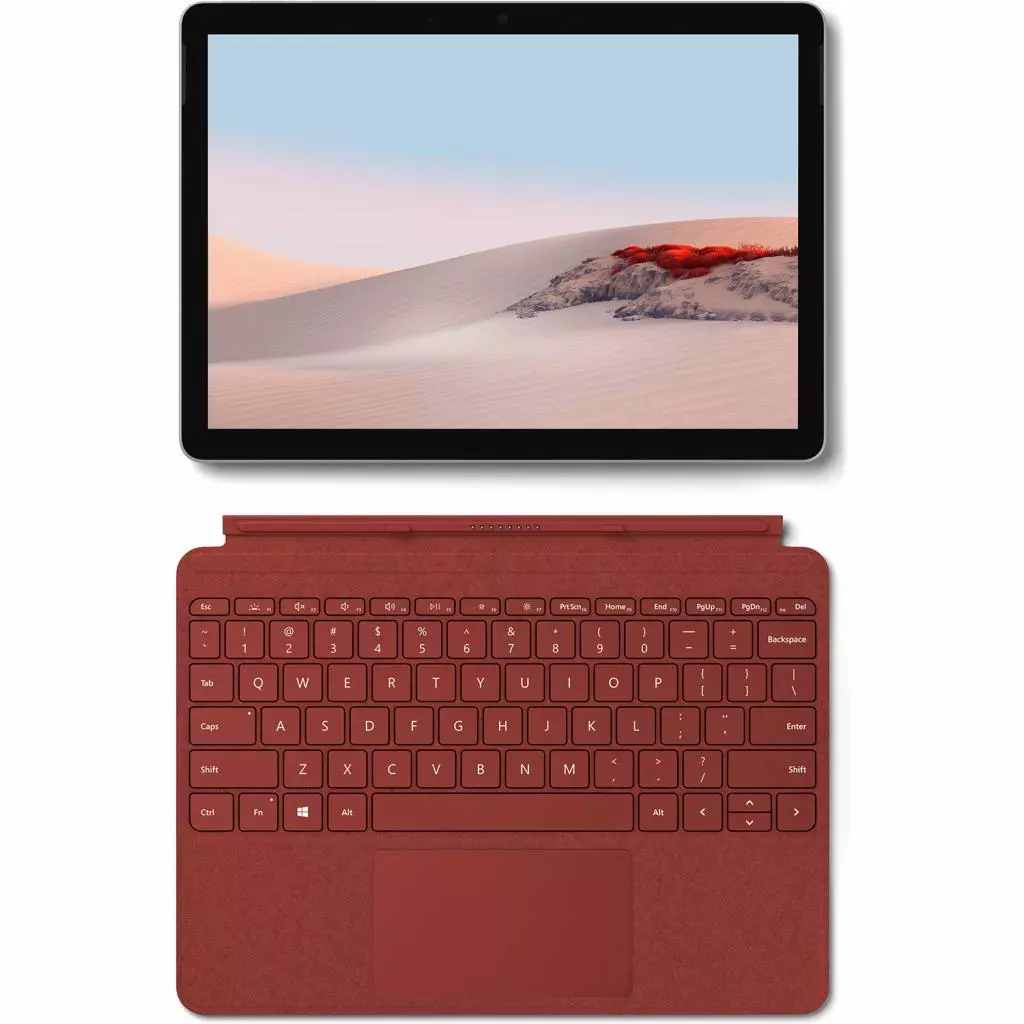 Чехол для планшета Microsoft Surface GO Type Cover Poppy Red (KCS-00090) - 1