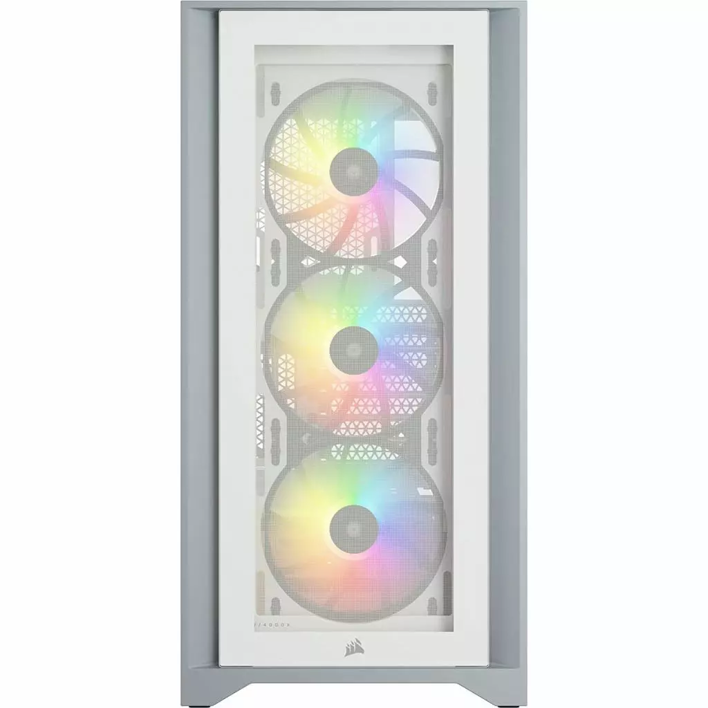 Корпус Corsair iCUE 4000X RGB Tempered Glass White (CC-9011205-WW) - 1 Корпус Corsair iCUE 4000X RGB Tempered Glass White (CC-9011205-WW) - 1
