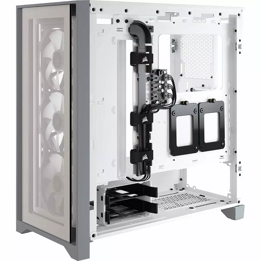 Корпус Corsair iCUE 4000X RGB Tempered Glass White (CC-9011205-WW) - 2 Корпус Corsair iCUE 4000X RGB Tempered Glass White (CC-9011205-WW) - 2