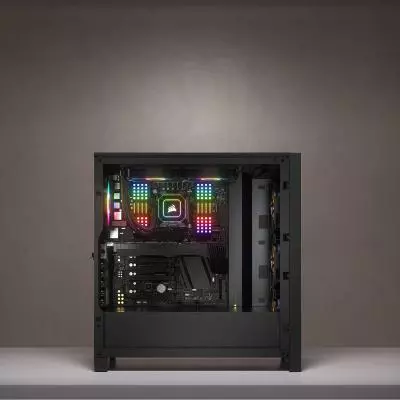 Корпус Corsair iCUE 4000X RGB Tempered Glass Black (CC-9011204-WW) - 9 Корпус Corsair iCUE 4000X RGB Tempered Glass Black (CC-9011204-WW) - 9