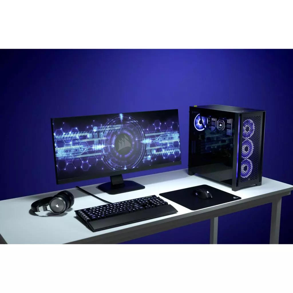 Корпус Corsair 4000D AIRFLOW Tempered Glass Black (CC-9011200-WW) - 8 Корпус Corsair 4000D AIRFLOW Tempered Glass Black (CC-9011200-WW) - 8