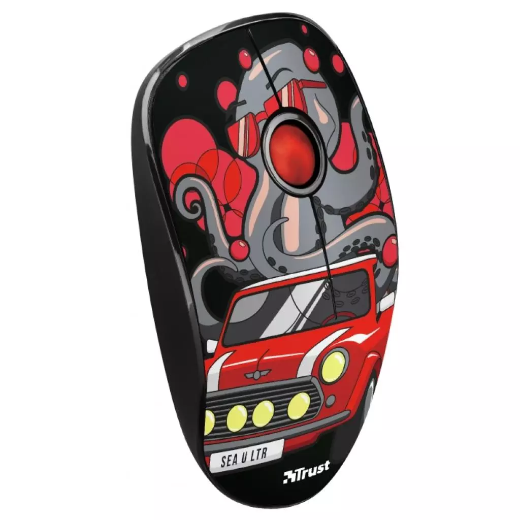 Мышка Trust Sketch Silent Click Wireless Red (23336) - 1 Мышка Trust Sketch Silent Click Wireless Red (23336) - 1