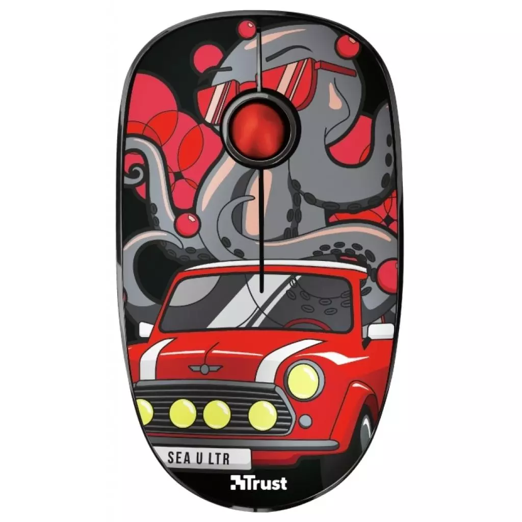 Мышка Trust Sketch Silent Click Wireless Red (23336) - 2 Мышка Trust Sketch Silent Click Wireless Red (23336) - 2