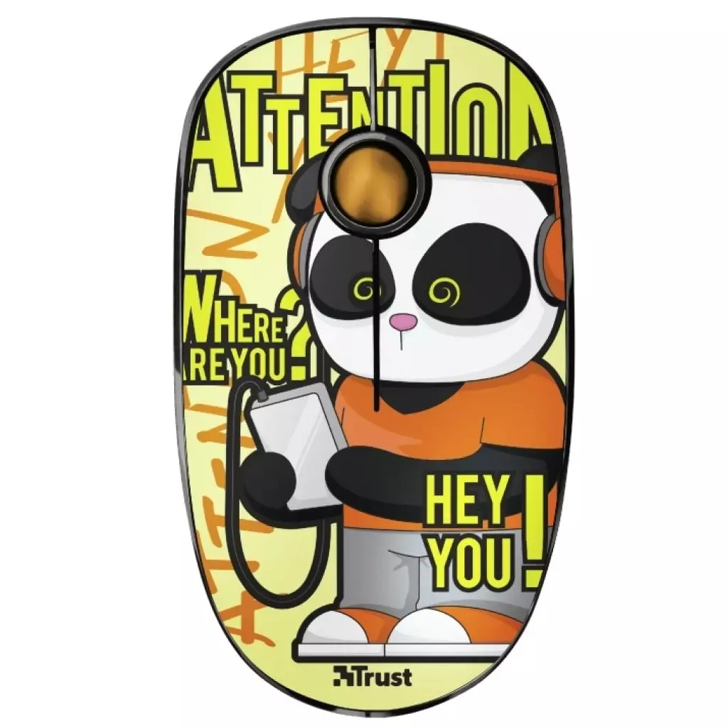 Мышка Trust Sketch Silent Click Wireless Yellow (23337) - 3 Мышка Trust Sketch Silent Click Wireless Yellow (23337) - 3