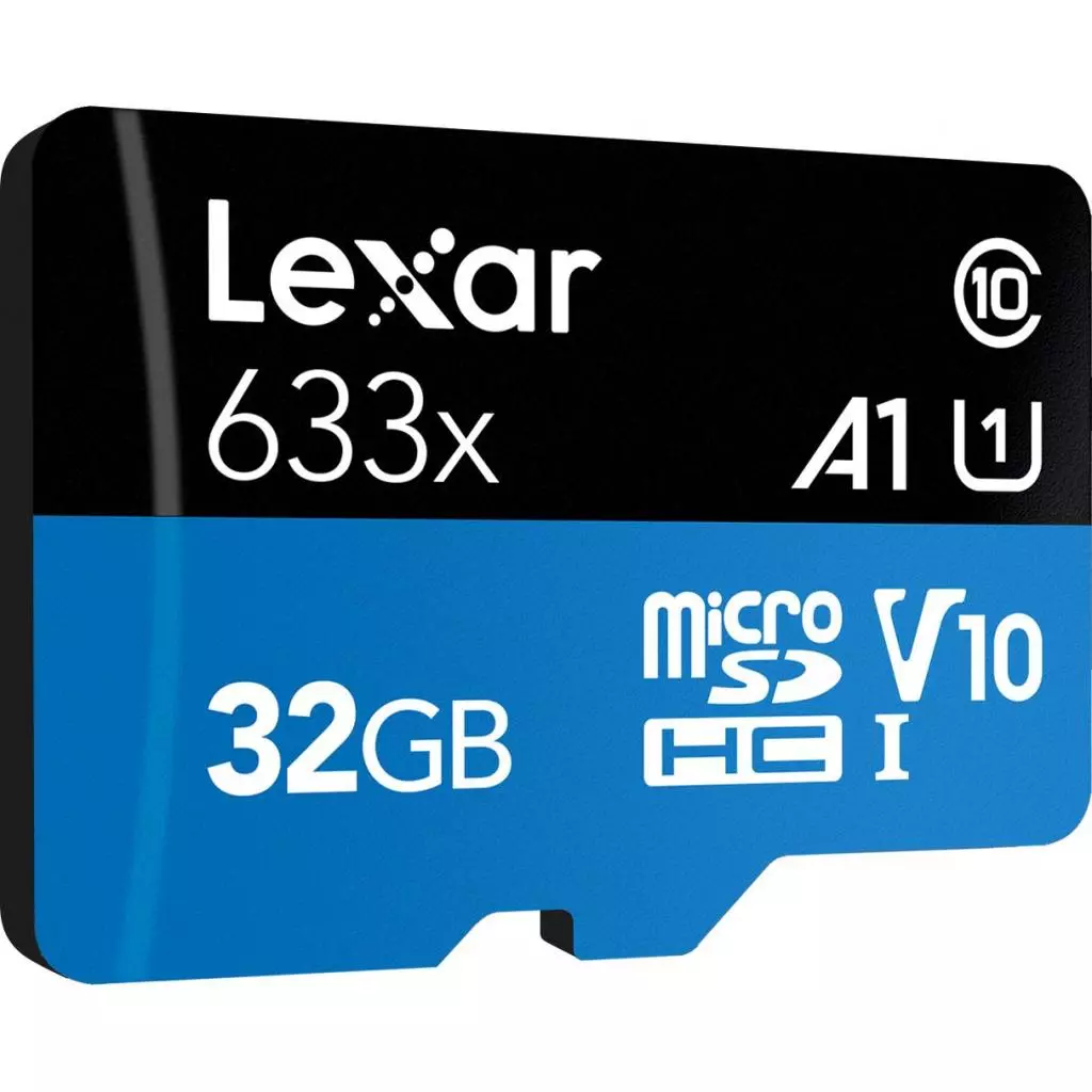 Карта памяти Lexar 32GB microSDHC class 10 UHS-I 633x (LSDMI32GBB633A) - 1 Карта памяти Lexar 32GB microSDHC class 10 UHS-I 633x (LSDMI32GBB633A) - 1