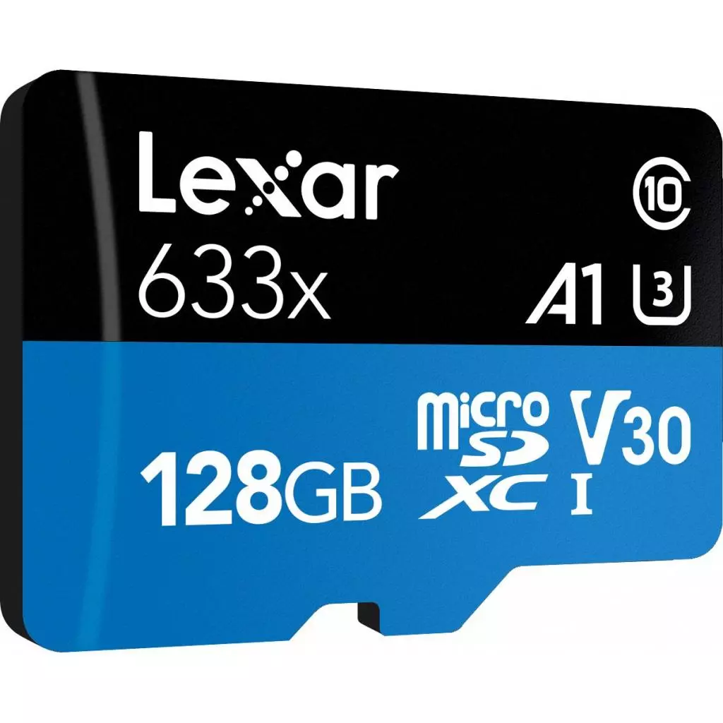 Карта памяти Lexar 128GB microSDXC class 10 UHS-I 633x (LSDMI128BB633A) - 1 Карта памяти Lexar 128GB microSDXC class 10 UHS-I 633x (LSDMI128BB633A) - 1