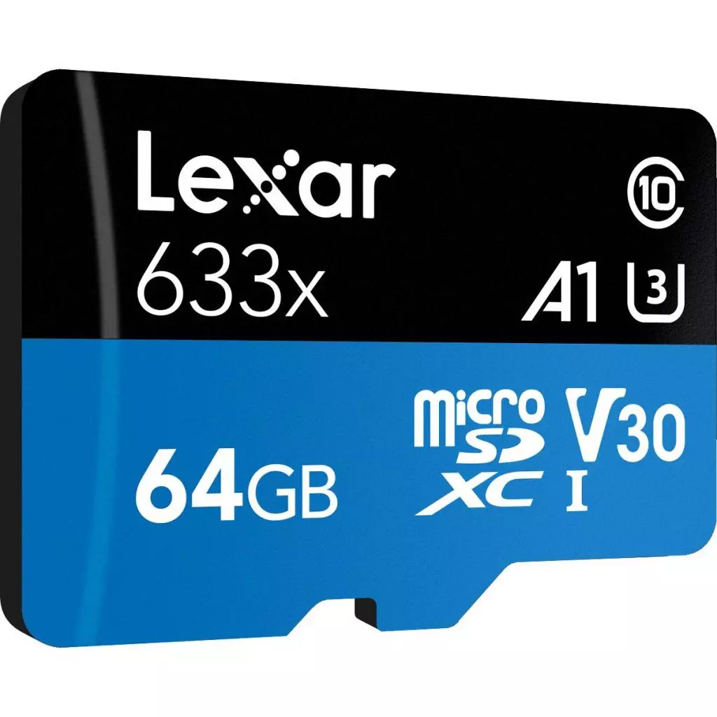 Карта памяти Lexar 64GB microSDXC class 10 UHS-I 633x (LSDMI64GBB633A) - 1 Карта памяти Lexar 64GB microSDXC class 10 UHS-I 633x (LSDMI64GBB633A) - 1