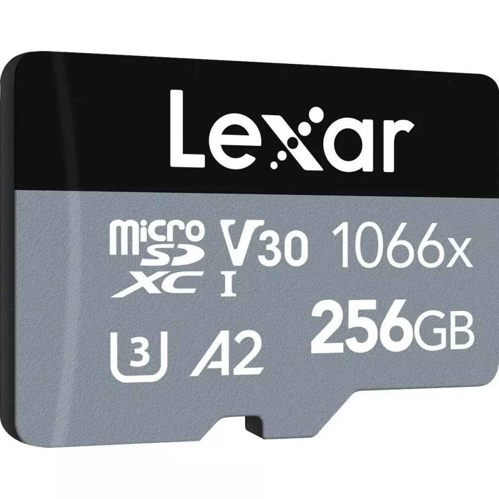 Карта памяти Lexar 256GB microSDXC class 10 UHS-I 1066x Silver (LMS1066256G-BNANG) - 1 Карта памяти Lexar 256GB microSDXC class 10 UHS-I 1066x Silver (LMS1066256G-BNANG) - 1