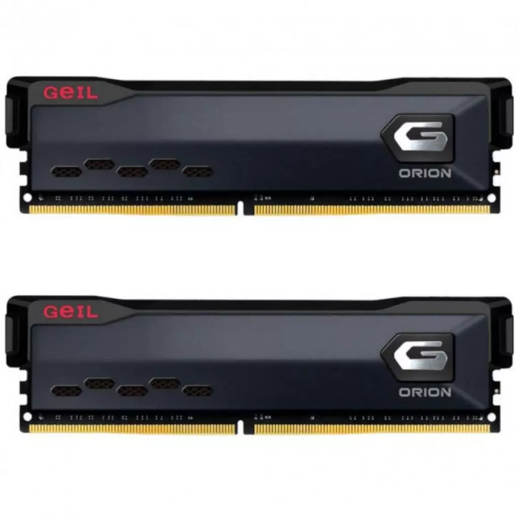 Модуль памяти для компьютера DDR4 16GB (2x8GB) 3200 Orion Black Geil (GOG416GB3200C16BDC)