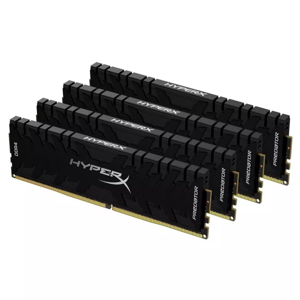 Модуль памяти для компьютера DDR4 128GB (4x32GB) 3200 MHz HyperX Predator Black Kingston Fury (ex.HyperX) (HX432C16PB3K4/128) - 1 Модуль памяти для компьютера DDR4 128GB (4x32GB) 3200 MHz HyperX Predator Black Kingston Fury (ex.HyperX) (HX432C16PB3K4/128) - 1