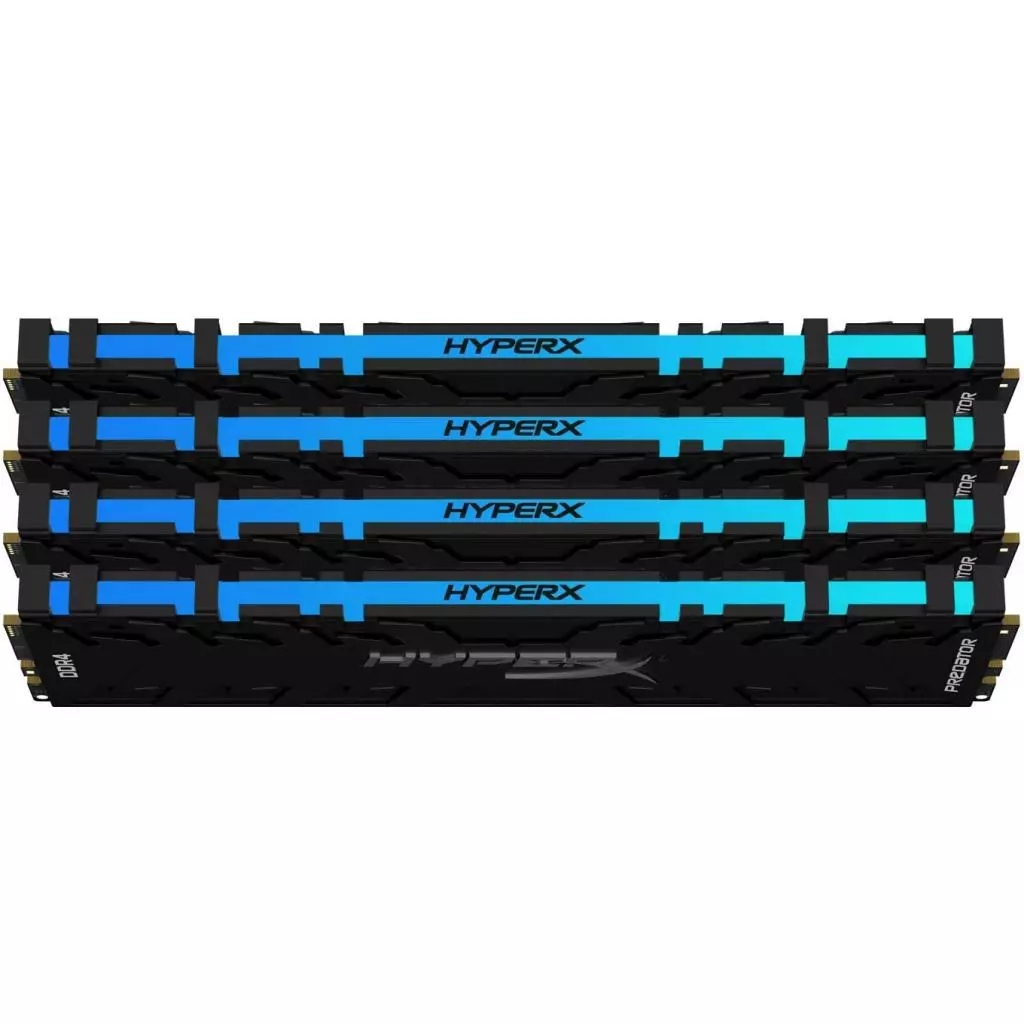 Модуль памяти для компьютера DDR4 128GB (4x32GB) 3600 MHz HyperX Predator RGB Kingston Fury (ex.HyperX) (HX436C18PB3AK4/128) - 2 Модуль памяти для компьютера DDR4 128GB (4x32GB) 3600 MHz HyperX Predator RGB Kingston Fury (ex.HyperX) (HX436C18PB3AK4/128) - 2