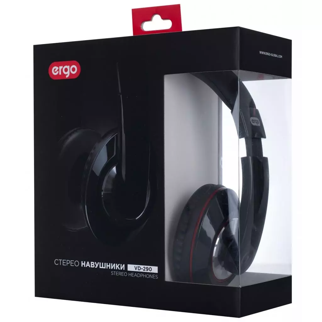 Наушники Ergo VD-290 Black - 3 Наушники Ergo VD-290 Black - 3