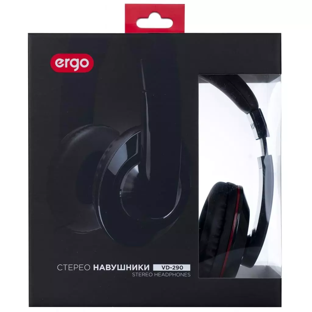 Наушники Ergo VD-290 Black - 4 Наушники Ergo VD-290 Black - 4