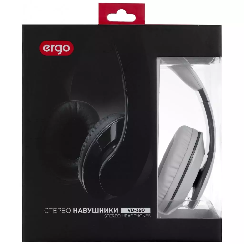 Наушники Ergo VD-390 Grey - 4 Наушники Ergo VD-390 Grey - 4
