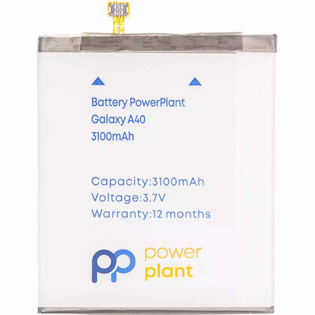 Аккумуляторная батарея для телефона PowerPlant Samsung Galaxy A40 (EB-BA405ABE) 3100mAh (SM170692)