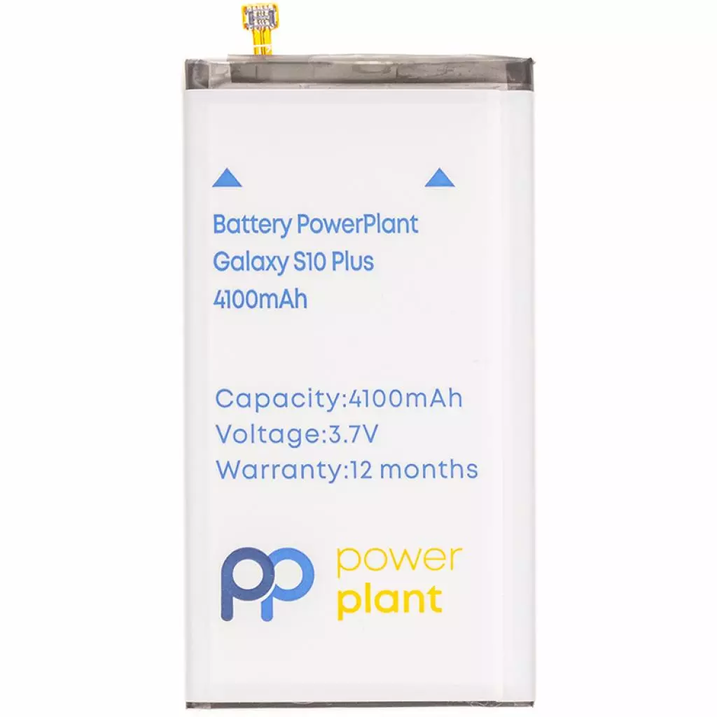 Аккумуляторная батарея для телефона PowerPlant Samsung Galaxy S10 Plus (EB-BG975ABU) 4100mAh (SM170739)