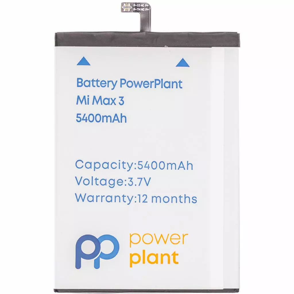 Аккумуляторная батарея для телефона PowerPlant Xiaomi Mi Max 3 (BM51) 5400mAh (SM220304)