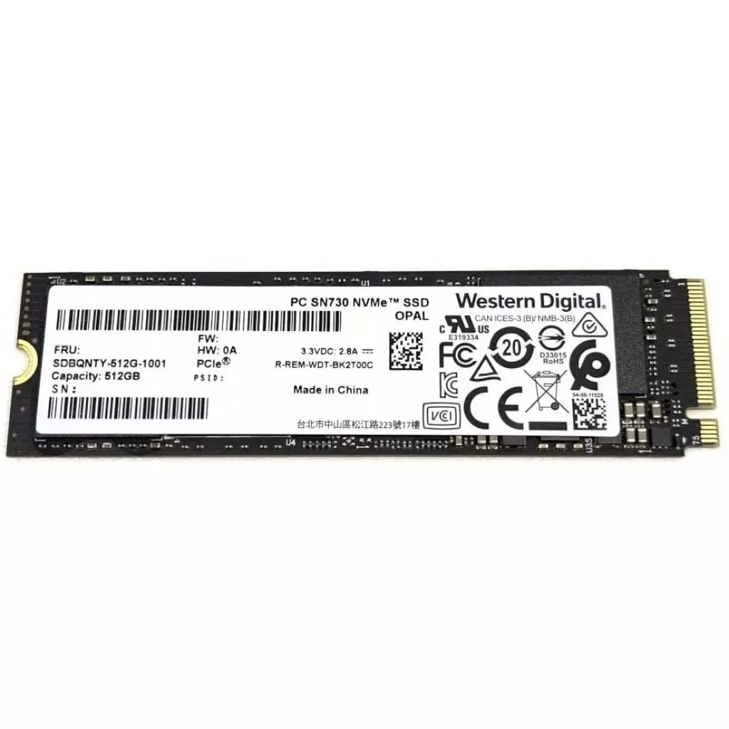 Накопитель SSD M.2 2280 512GB WD (SDBQNTY-512G)