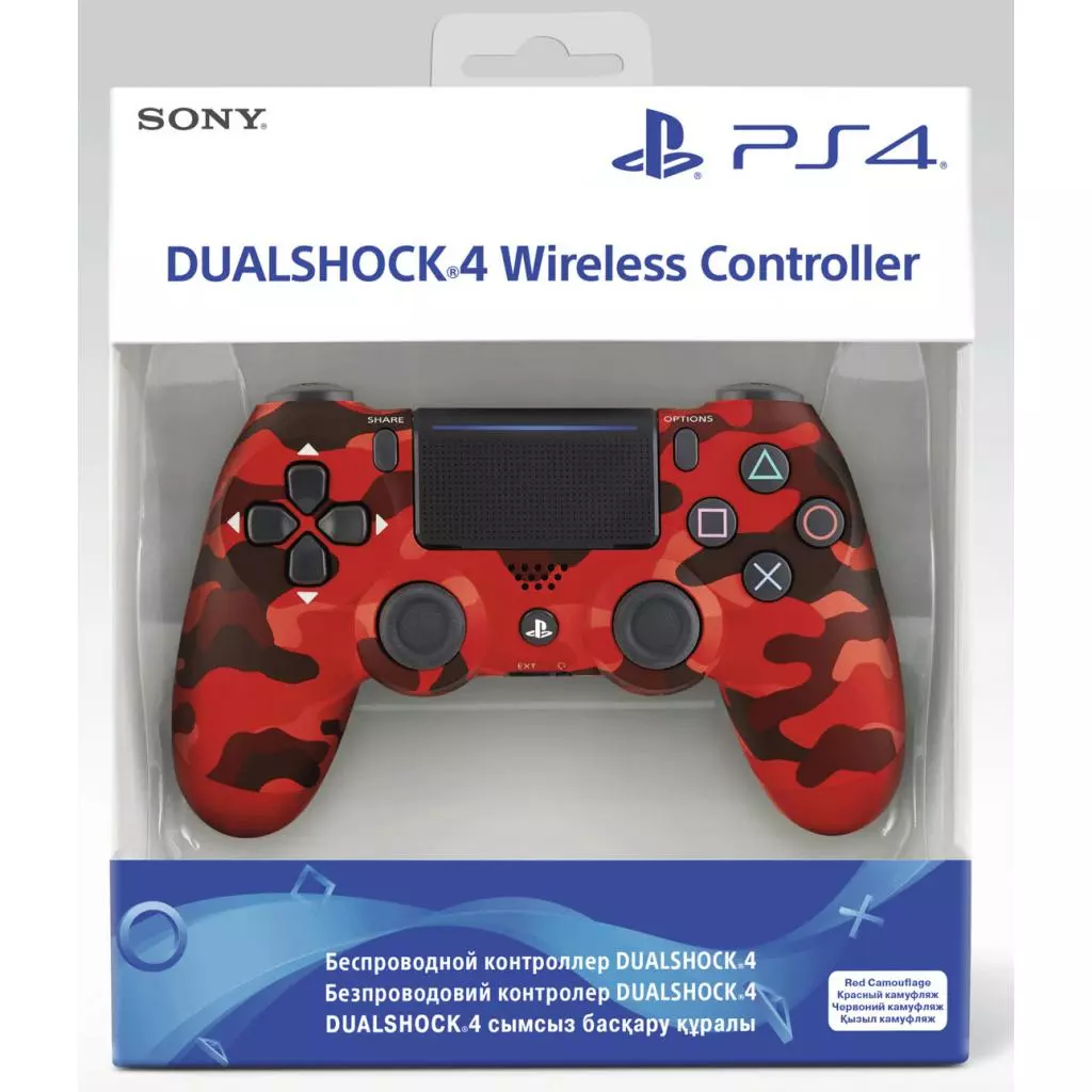Геймпад Sony PS4 Dualshock 4 V2 Red Camouflage - 5 Геймпад Sony PS4 Dualshock 4 V2 Red Camouflage - 5