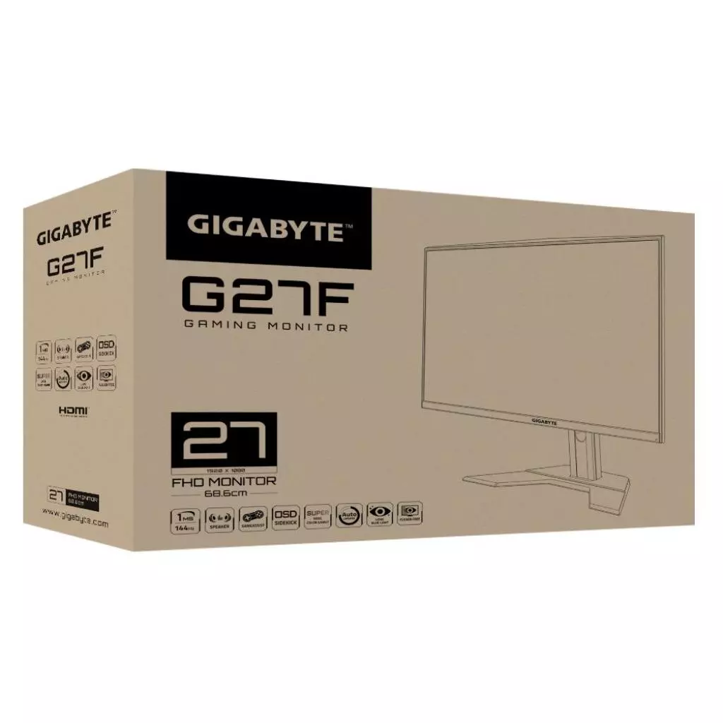 Монитор GIGABYTE G27F Gaming Monitor - 7 Монитор GIGABYTE G27F Gaming Monitor - 7