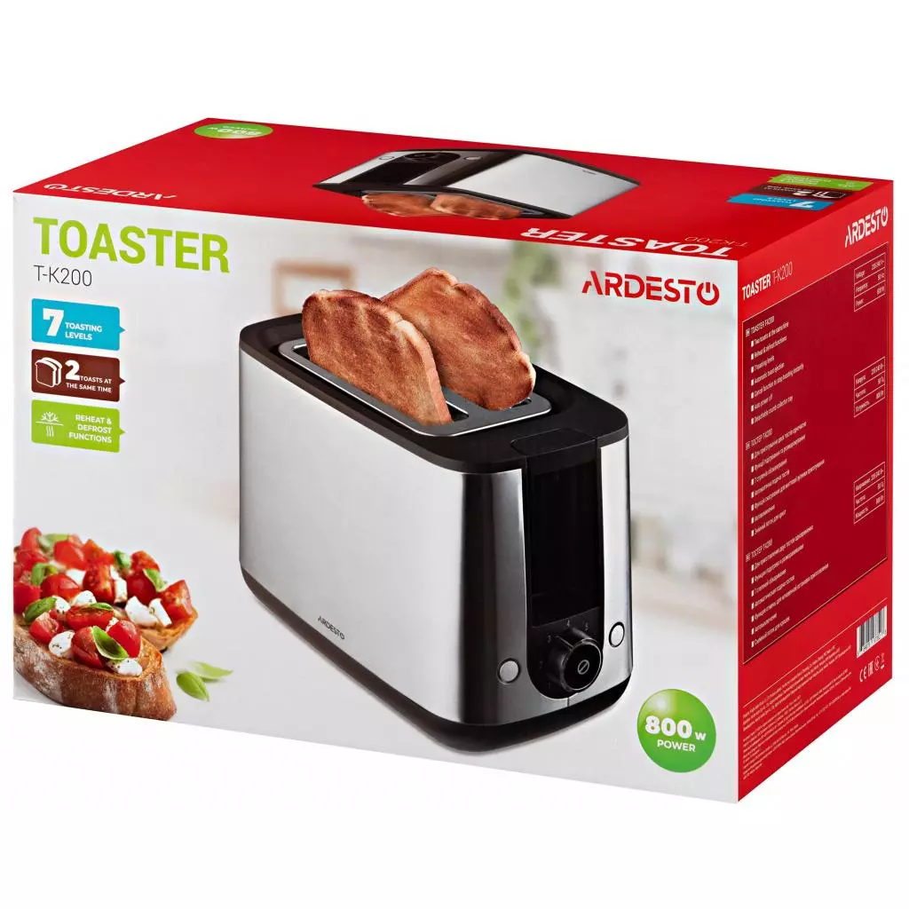 Тостер Ardesto T-K200 - 5 Тостер Ardesto T-K200 - 5