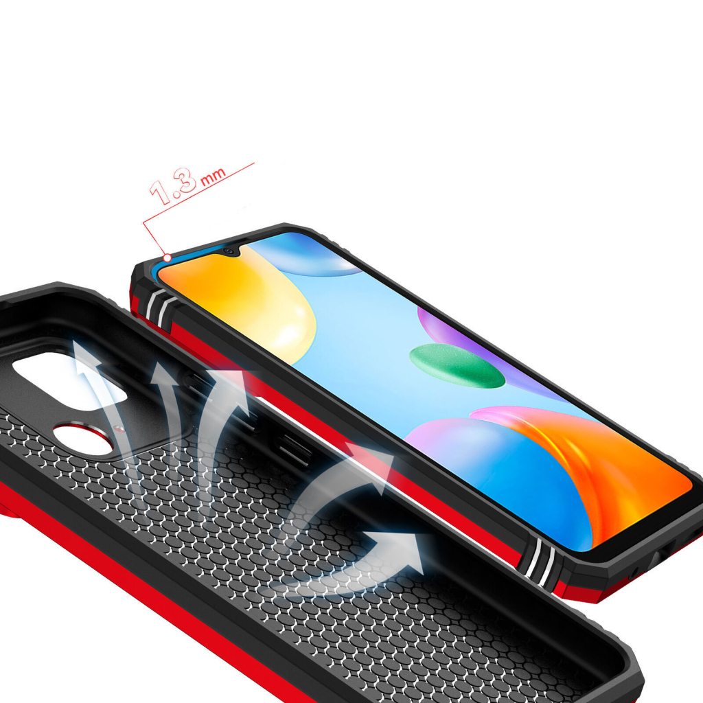 Чехол для моб. телефона BeCover Military Xiaomi Redmi 9C / Redmi 10А Red (705580) - 4 Чехол для моб. телефона BeCover Military Xiaomi Redmi 9C / Redmi 10А Red (705580) - 4