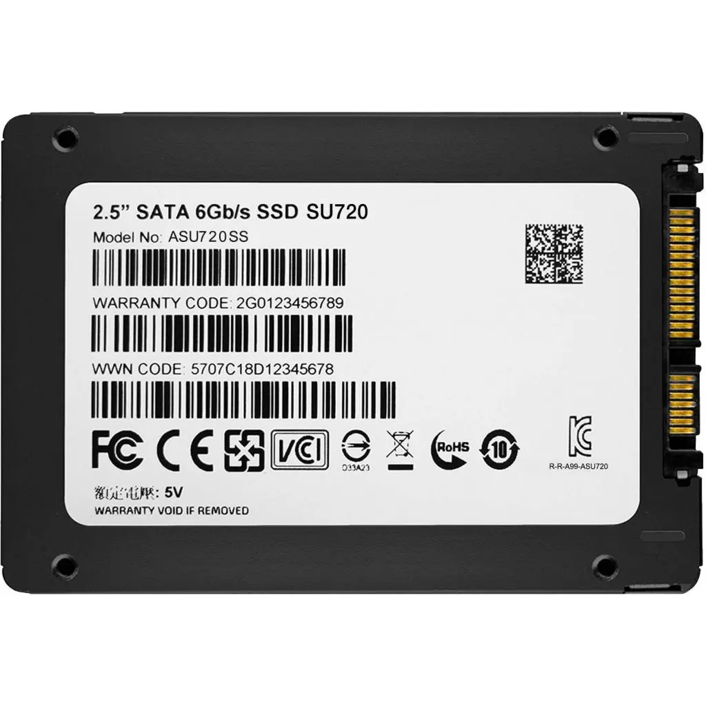 Накопитель SSD 2.5" 500GB ADATA (ASU720SS-500G-C) - 4
