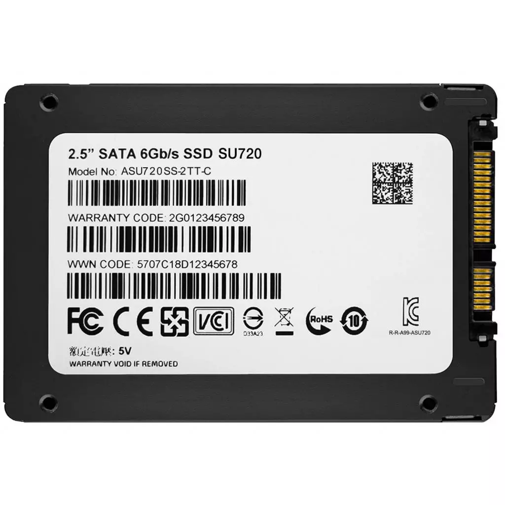Накопитель SSD 2.5" 1TB ADATA (ASU720SS-1T-C) - 4 Накопитель SSD 2.5" 1TB ADATA (ASU720SS-1T-C) - 4