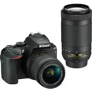 Цифровой фотоаппарат Nikon D5600 AF-P 18-55 VR + AF-P 70-300 VR Kit (VBA500K004)