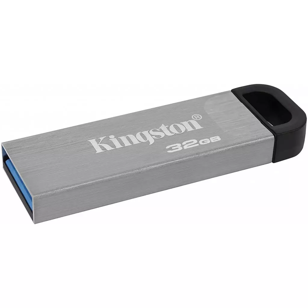 USB флеш накопитель Kingston 32GB DT Kyson Silver/Black USB 3.2 (DTKN/32GB) - 1 USB флеш накопитель Kingston 32GB DT Kyson Silver/Black USB 3.2 (DTKN/32GB) - 1