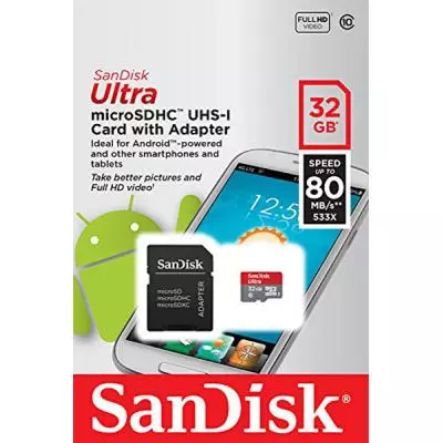 Карта памяти SanDisk 32GB microSD Class10 UHS-I (SDSQUNC-032G-GN6MA) - 3