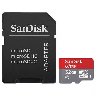Карта памяти SanDisk 32GB microSD Class10 UHS-I (SDSQUNC-032G-GN6MA)