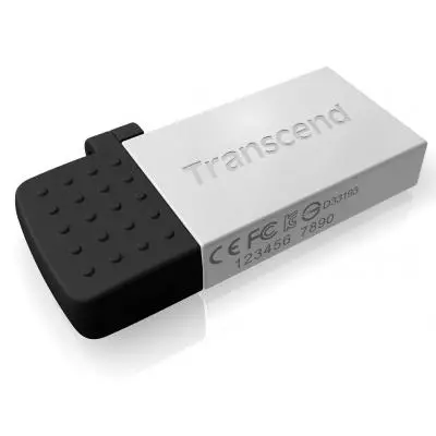 USB флеш накопитель Transcend 64Gb JetFlash 380 Silver USB 2.0 (TS64GJF380S) - 2