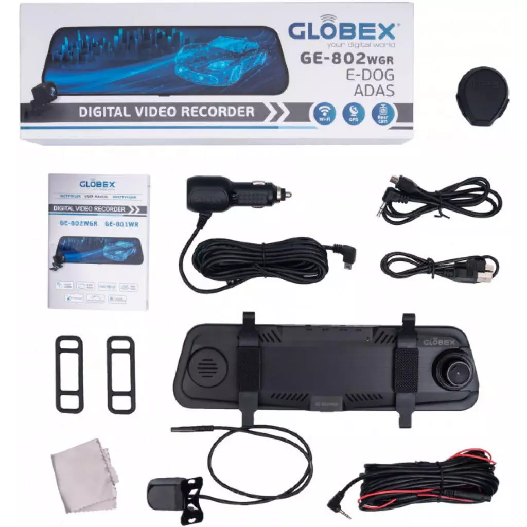 Видеорегистратор Globex GE-802WGR - 4 Видеорегистратор Globex GE-802WGR - 4