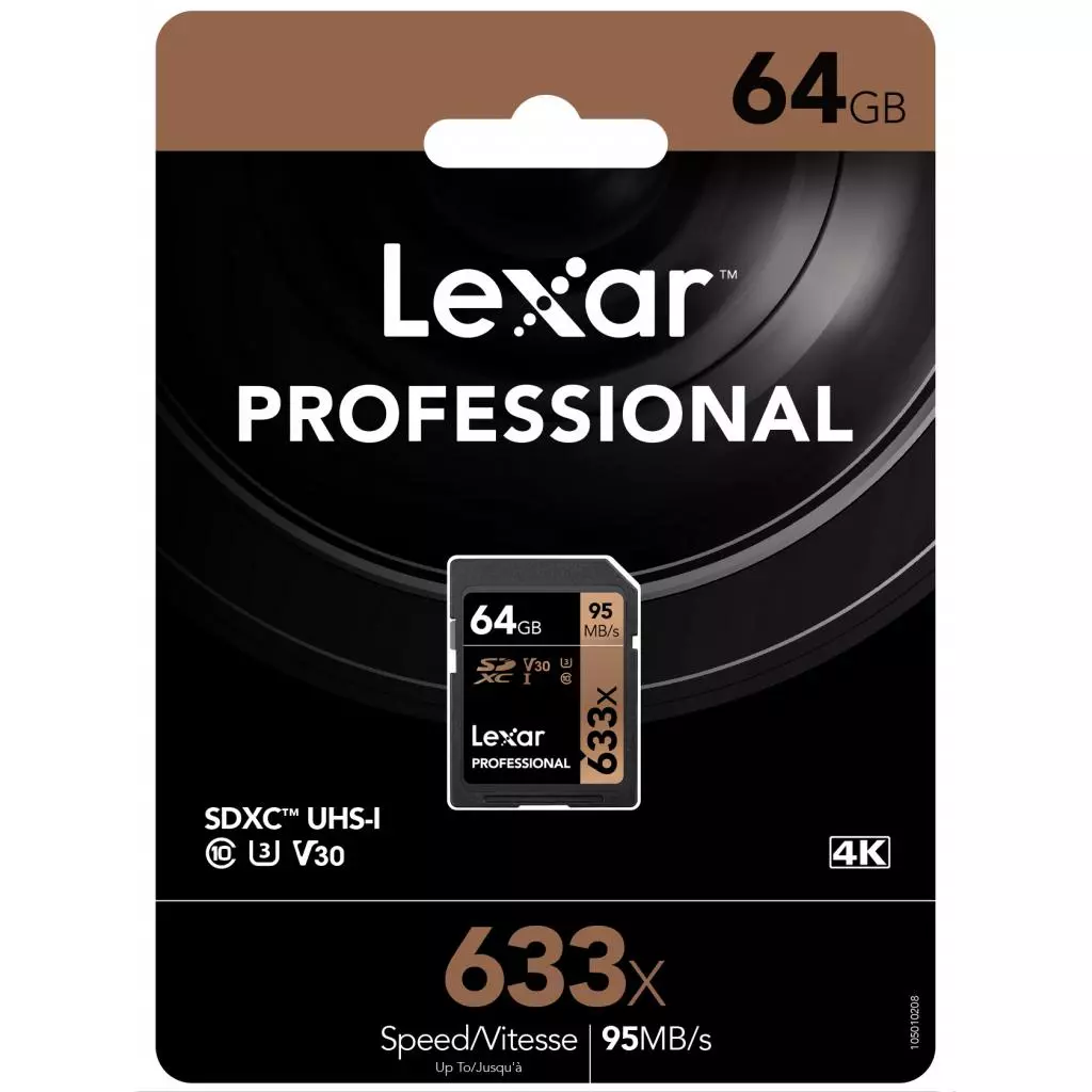 Карта памяти Lexar 64GB SDXC class 10 UHS-I U3 V30 633x Professional (LSD64GCB633) - 4 Карта памяти Lexar 64GB SDXC class 10 UHS-I U3 V30 633x Professional (LSD64GCB633) - 4