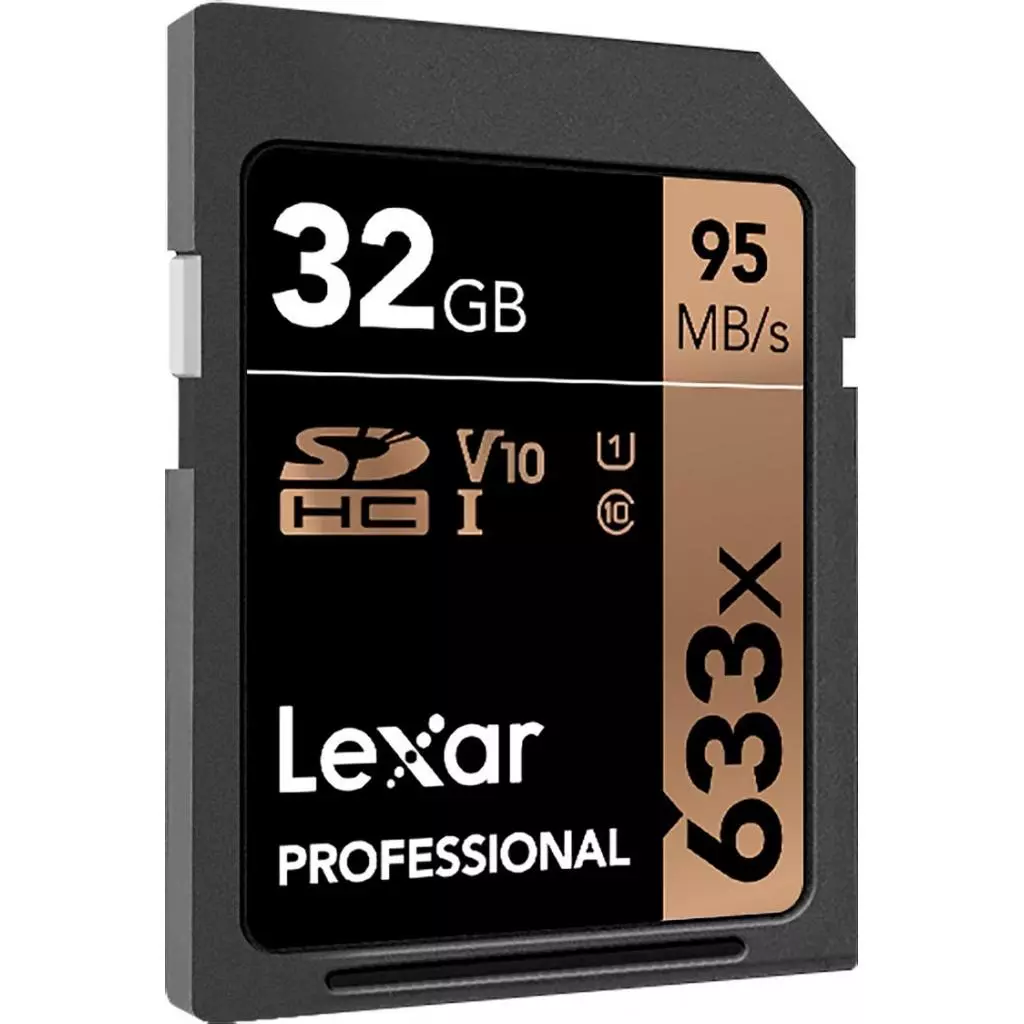 Карта памяти Lexar 32GB SDHC class 10 UHS-I U1 V10 633x Professional (LSD32GCB633) - 1 Карта памяти Lexar 32GB SDHC class 10 UHS-I U1 V10 633x Professional (LSD32GCB633) - 1