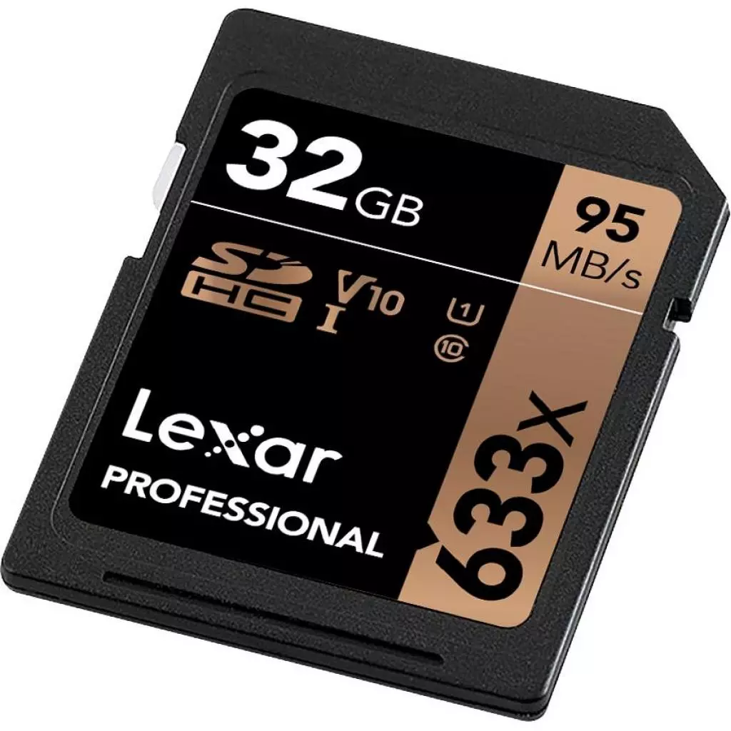 Карта памяти Lexar 32GB SDHC class 10 UHS-I U1 V10 633x Professional (LSD32GCB633) - 3 Карта памяти Lexar 32GB SDHC class 10 UHS-I U1 V10 633x Professional (LSD32GCB633) - 3