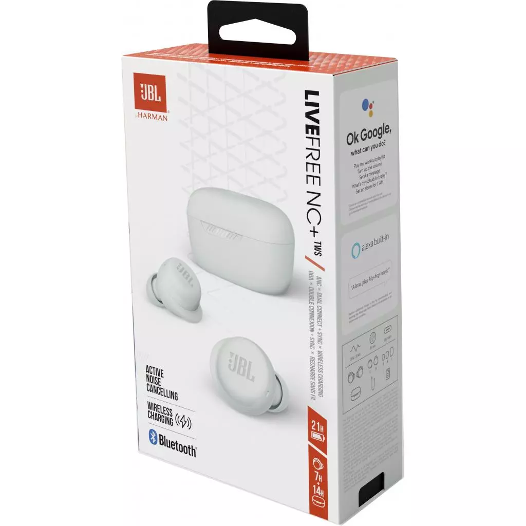 Наушники JBL Live Free NC+ White (JBLLIVEFRNCPTWSW) - 9 Наушники JBL Live Free NC+ White (JBLLIVEFRNCPTWSW) - 9