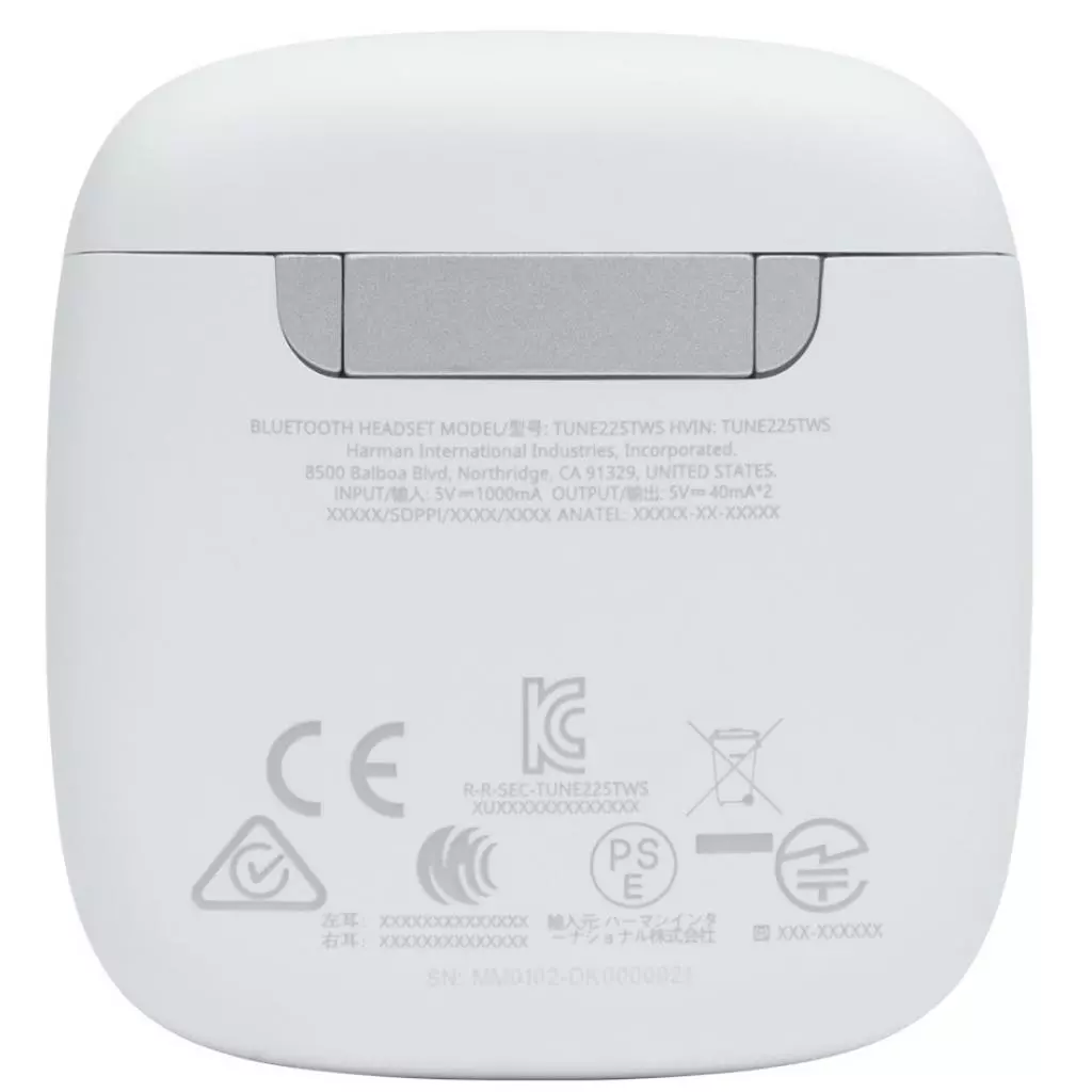 Наушники JBL Tune 225 TWS White (JBLT225TWSWHT) - 6 Наушники JBL Tune 225 TWS White (JBLT225TWSWHT) - 6