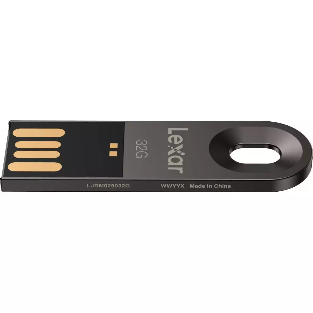 USB флеш накопитель Lexar 32GB JumpDrive M25 Titanium Gray USB 2.0 (LJDM025032G-BNQNG) - 3 USB флеш накопитель Lexar 32GB JumpDrive M25 Titanium Gray USB 2.0 (LJDM025032G-BNQNG) - 3