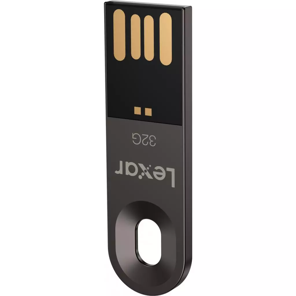 USB флеш накопитель Lexar 32GB JumpDrive M25 Titanium Gray USB 2.0 (LJDM025032G-BNQNG) - 4 USB флеш накопитель Lexar 32GB JumpDrive M25 Titanium Gray USB 2.0 (LJDM025032G-BNQNG) - 4