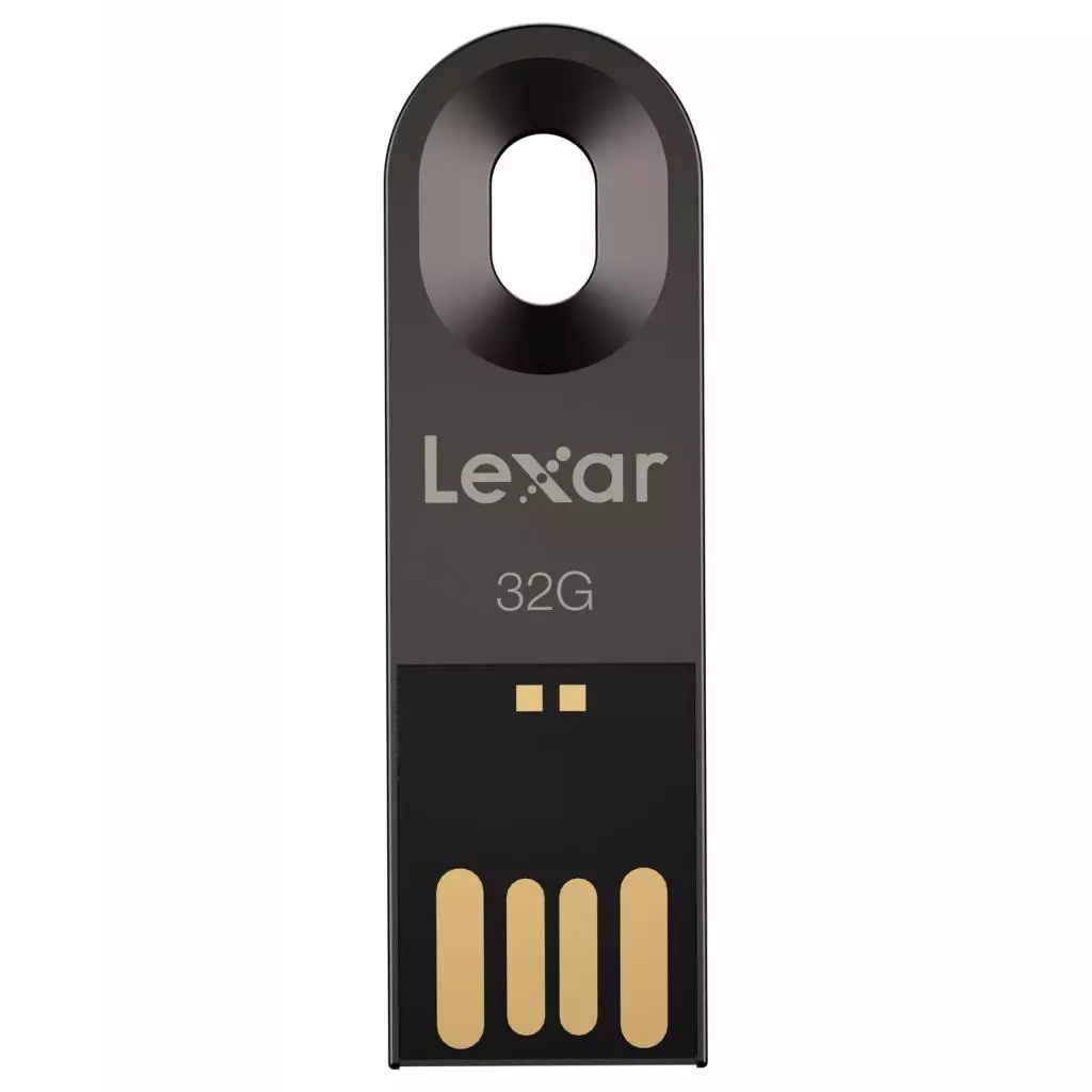 USB флеш накопитель Lexar 32GB JumpDrive M25 Titanium Gray USB 2.0 (LJDM025032G-BNQNG)