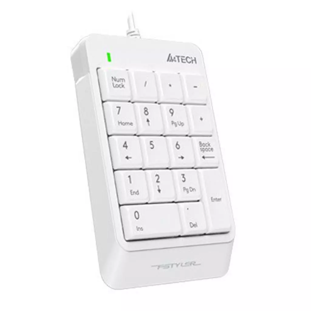 Клавиатура A4Tech K13P Fstyler Numeric Keypad White (FK13P (White)) - 1 Клавиатура A4Tech K13P Fstyler Numeric Keypad White (FK13P (White)) - 1